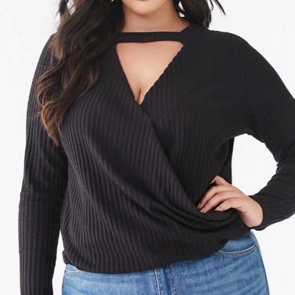 forever 21 surplice top